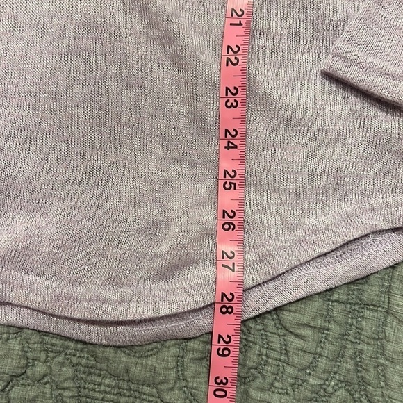 Soft Surroundings Womens Valentina 1/2 Zip Lavender V Neck Zippered Sweater XL - Picture 15 of 17